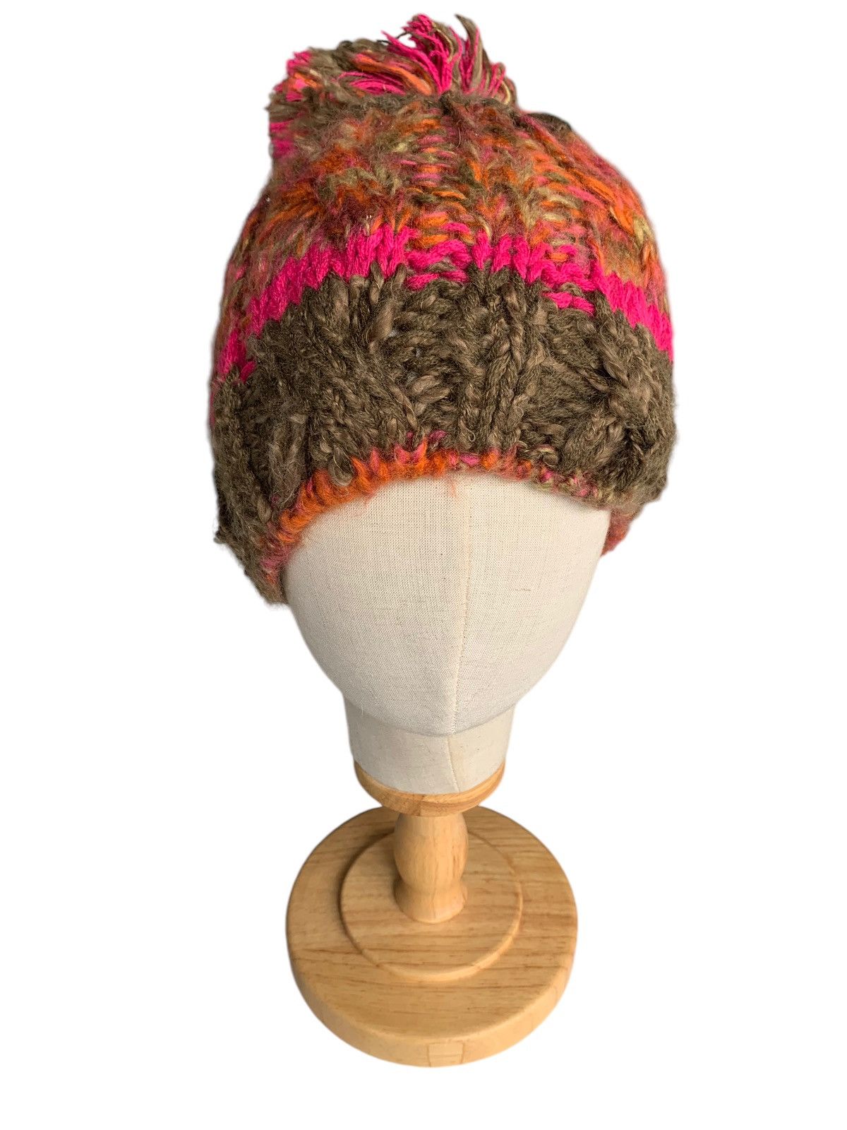 Japanese Brand × Kapital × Vintage Titicaca Multicolour Crochet Knit Beanie Hats Size ONE SIZE - 5 Thumbnail