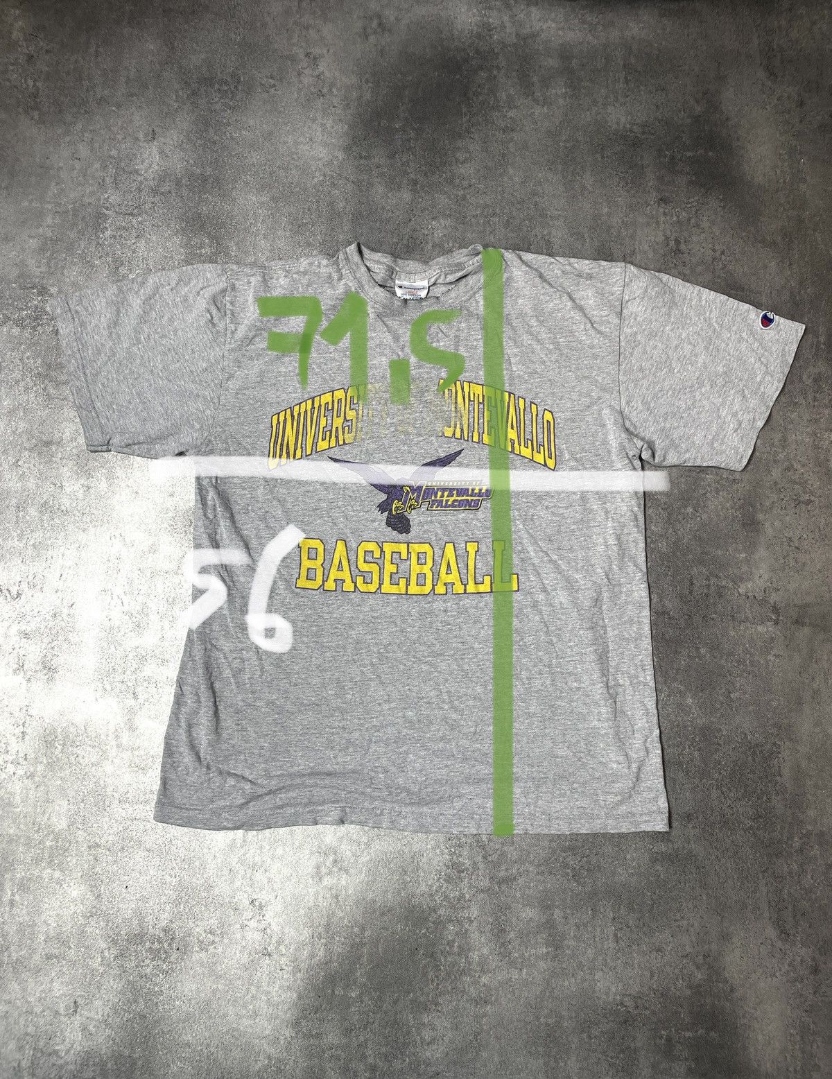 Champion × Vintage 🔥Offers🔥Champion Vintage Y2K Tee Baseball USA Rare Size US L / EU 52-54 / 3 - 8 Thumbnail