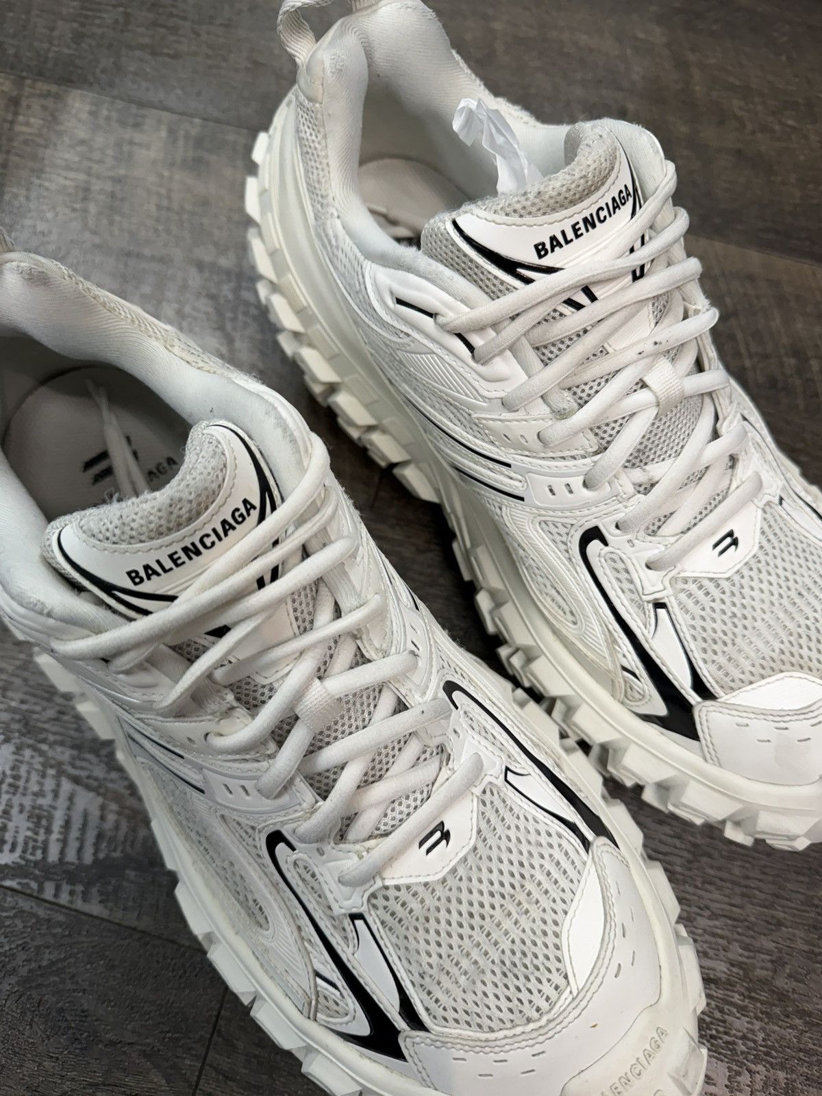 Balenciaga Defender White / Black Size US 13 / EU 46 - 3 Thumbnail