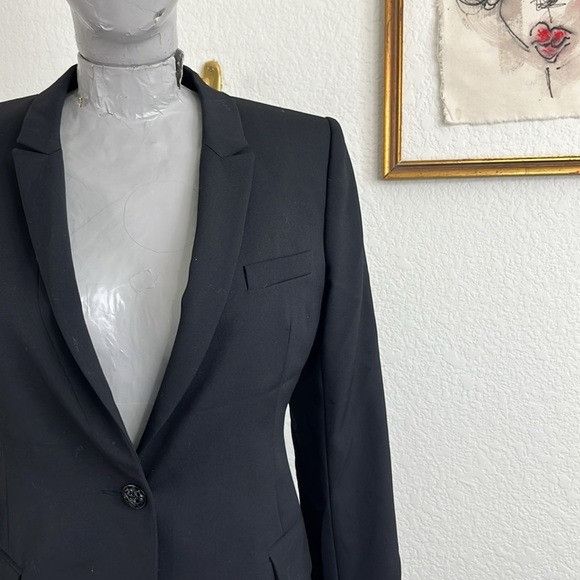 Balmain × Pierre Balmain Balmain One Button Tailored Wool Menswear French Blazer Coat Size M / US 6-8 / IT 42-44 - 5 Thumbnail