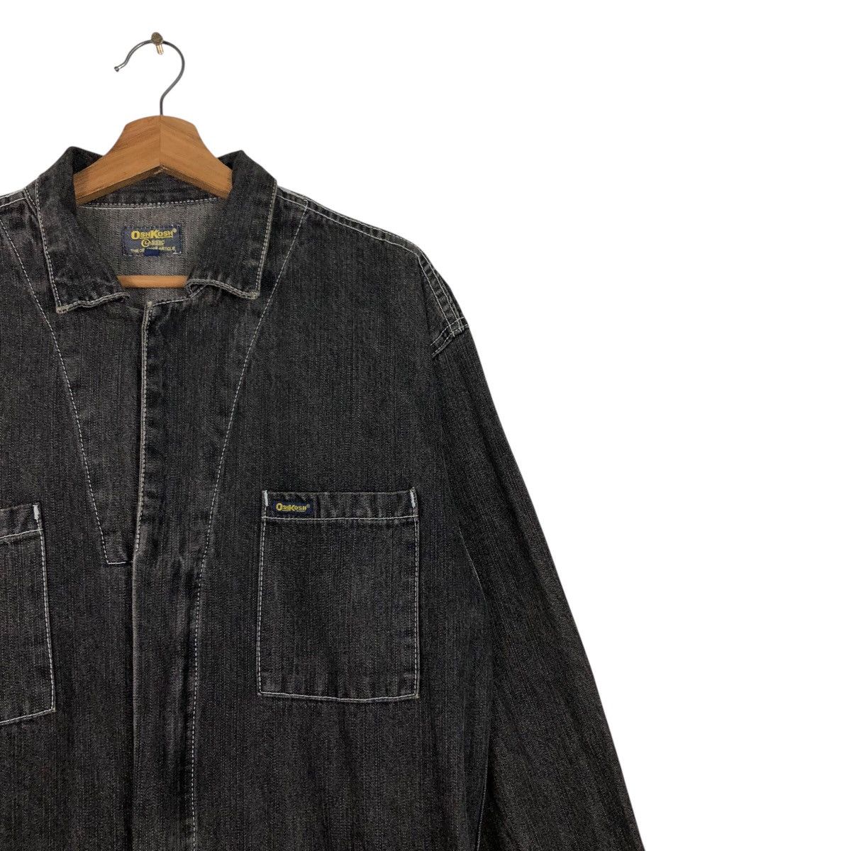 Oshkosh 📌Vintage Coverall Worker Denim Oshkosh Indigo Union Made Size US 38 / EU 54 - 8 Thumbnail