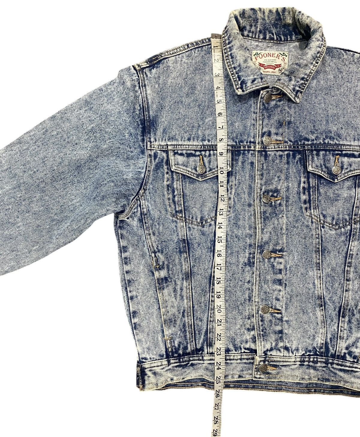 If Six Was Nine Rare POONER’S Denim Jacket Stonewash Size US M / EU 48-50 / 2 - 19 Thumbnail