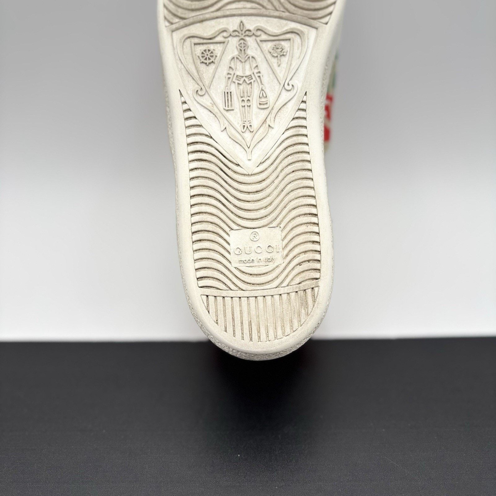 Gucci Gucci Ace Web 'Interlocking G - White Red Green ‘ | GOOD! Size US 7 / IT 37 - 9 Thumbnail