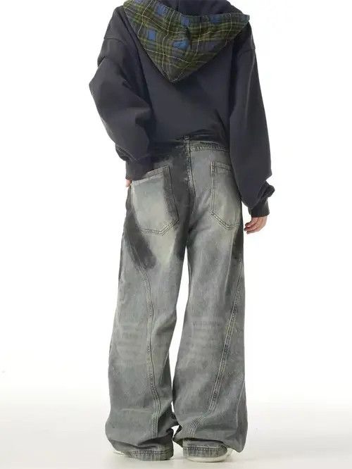 Japanese Brand Fukatsu x Gotou Paint Style denim Pant Size US 29 - 2 Thumbnail