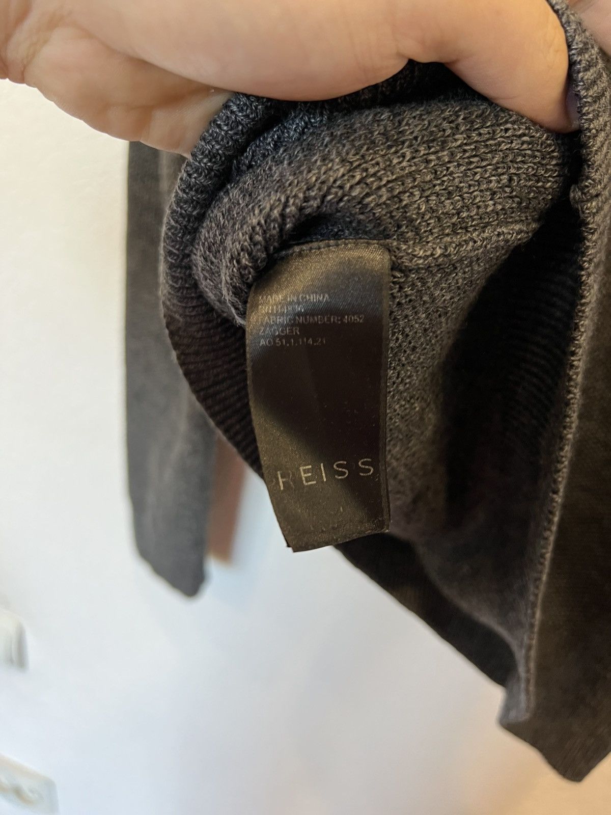 Reiss Reiss Knitted Sweater Basic Men Luxury Size US L / EU 52-54 / 3 - 9 Thumbnail