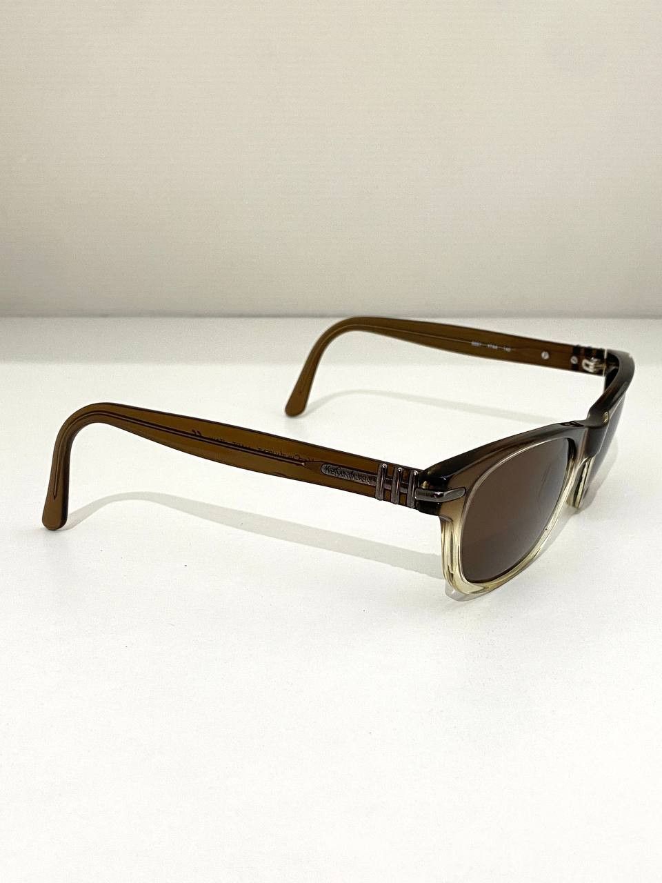 Yves Saint Laurent Yves Saint Laurent YSL Logo Square Retro Sunglasses VIntage Size ONE SIZE - 5 Thumbnail