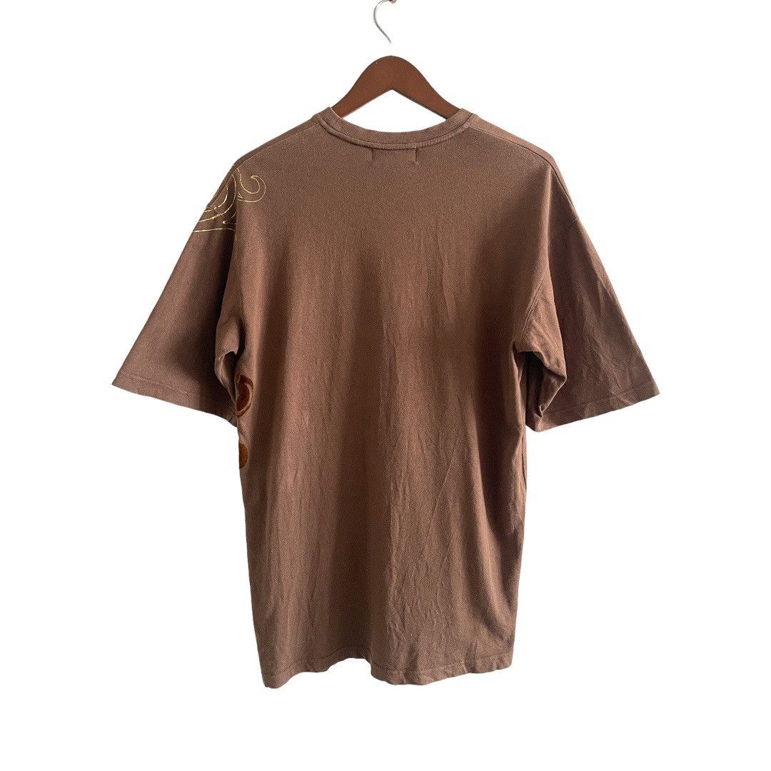 Marc Buchanan VINTAGE BROWN PELLE PELLE BIG ART LOGO TSHIRT L SIZE Size US L / EU 52-54 / 3 - 10 Thumbnail