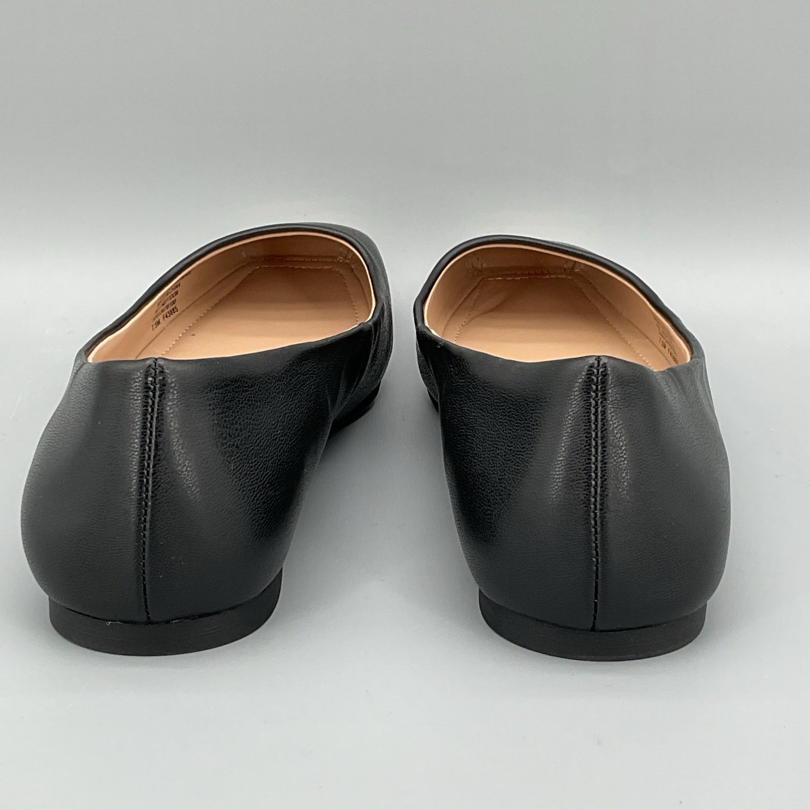 Alfani Alfani Women Metallic Neptoon Square Toe Flats Black Sz 7.5M Size US 7.5 / IT 37.5 - 4 Thumbnail