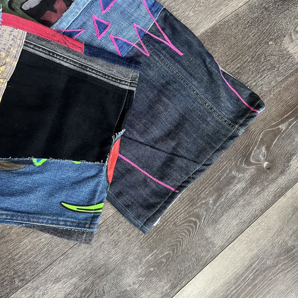 Asspizza Asspizza PWYW Pay What You Want Denim Jeans Patchwork Custom Size US 38 / EU 54 - 7 Thumbnail