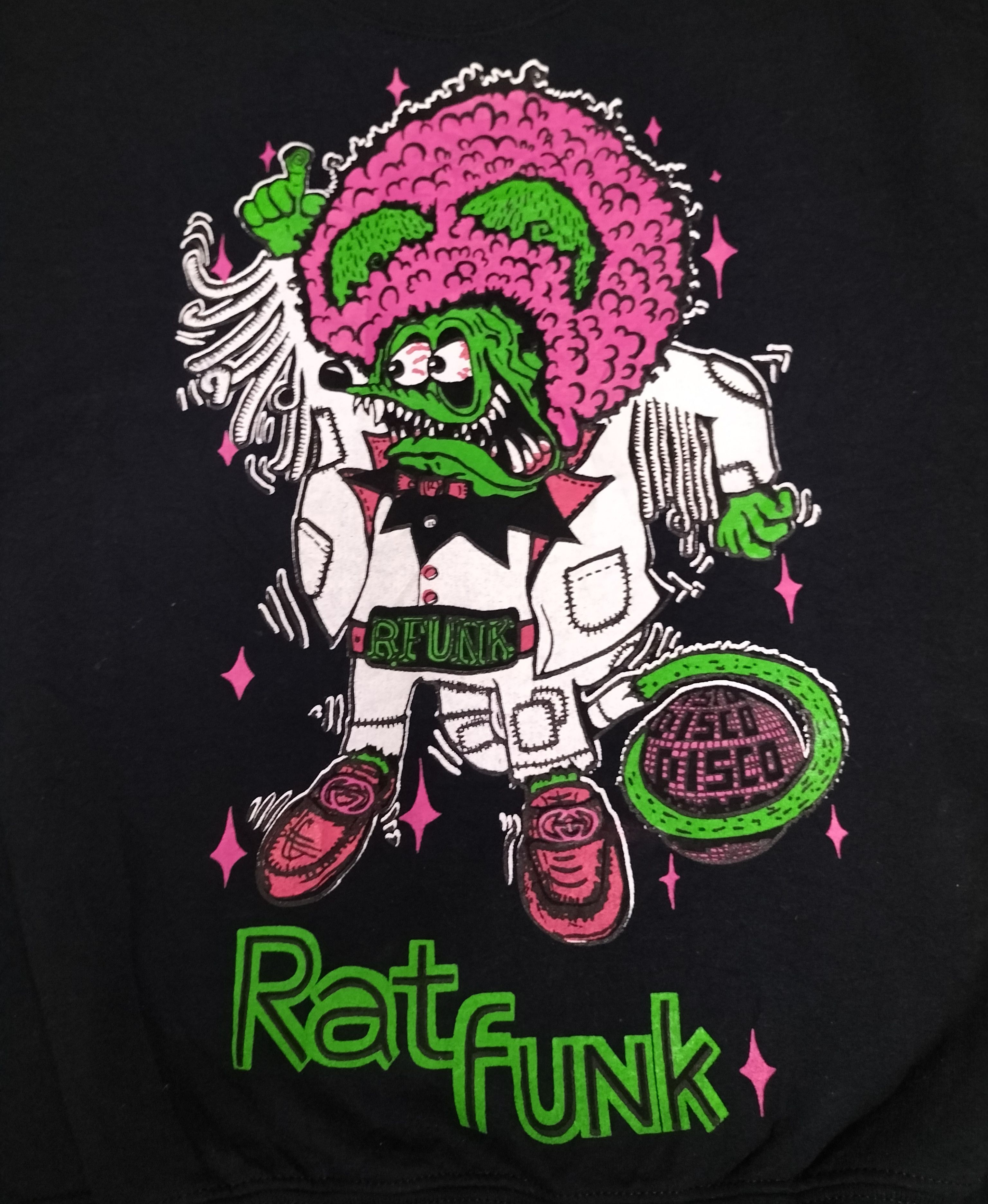 Japanese Brand Rat funk disco sweatshirt inspired rat fink Size US M / EU 48-50 / 2 - 4 Thumbnail