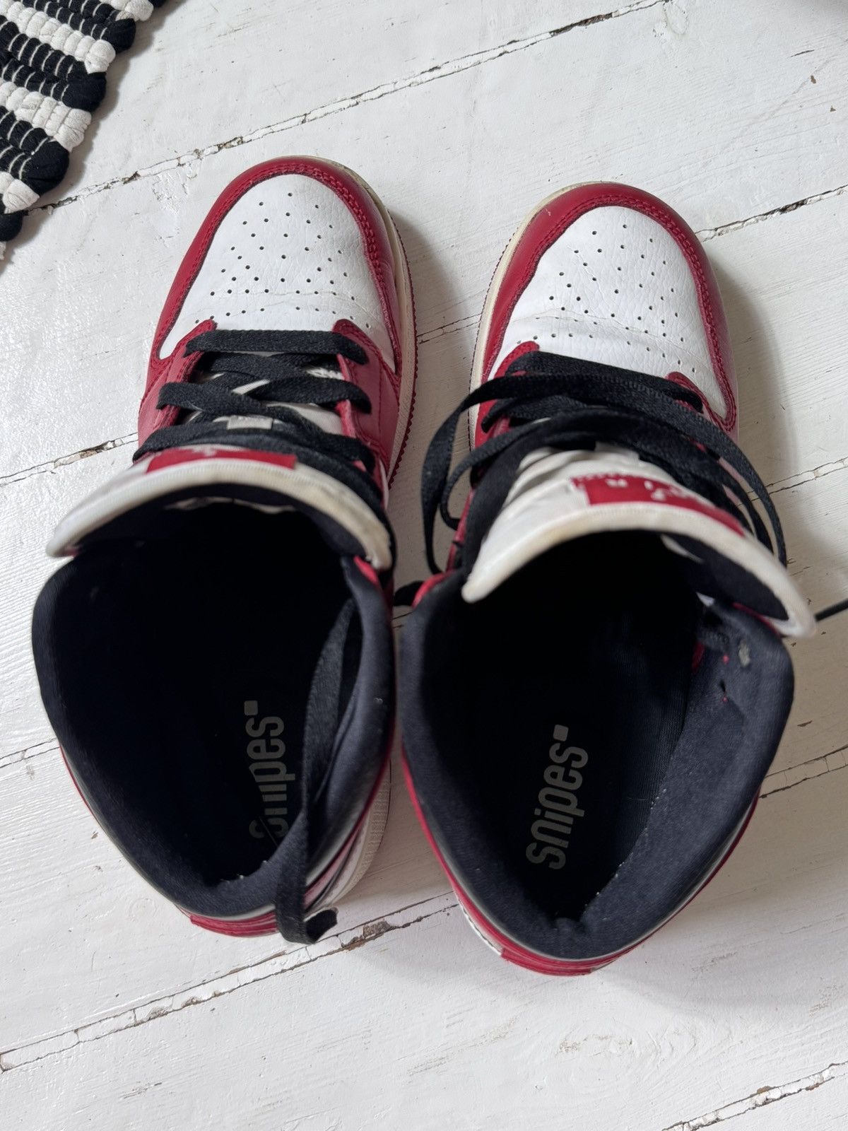 Jordan Brand × Nike × Vintage NIKE AIR JORDAN 2020 BLACK/RED HI TOP SNEAKERS SHOES Size US 8.5 / IT 38.5 - 8 Thumbnail