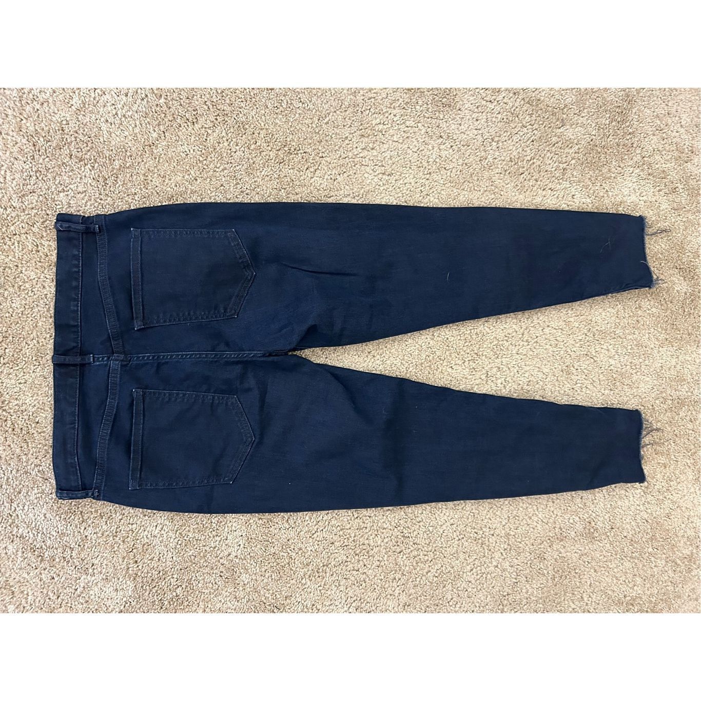 Banana Republic Banana Republic Mid-Rise Dark Wash Blue Skinny Jeans, Size 3 Size 30" / US 8 / IT 44 - 7 Thumbnail