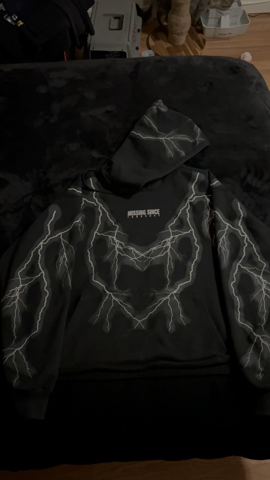 Missing Since Thursday MST black lighting hoodie Size US M / EU 48-50 / 2 - 2 Thumbnail