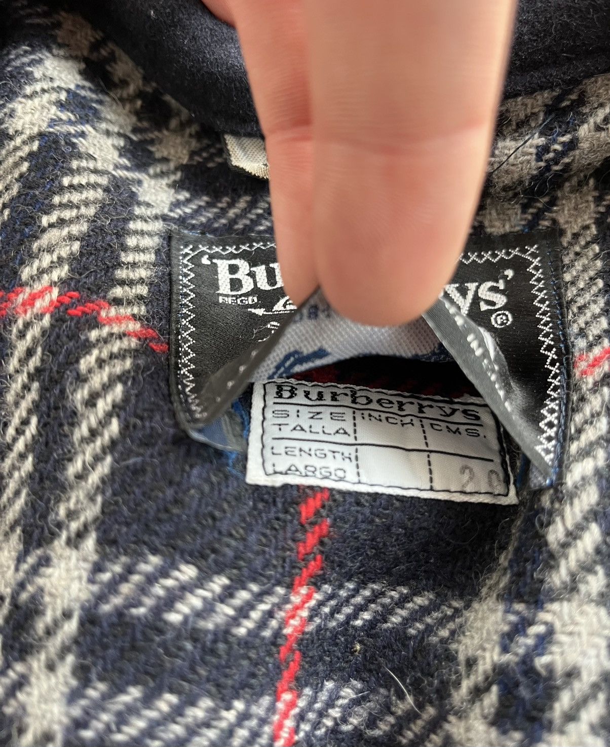 Burberry Burberrys Vintage Wool Bomber 90s Size US XL / EU 56 / 4 - 15 Thumbnail