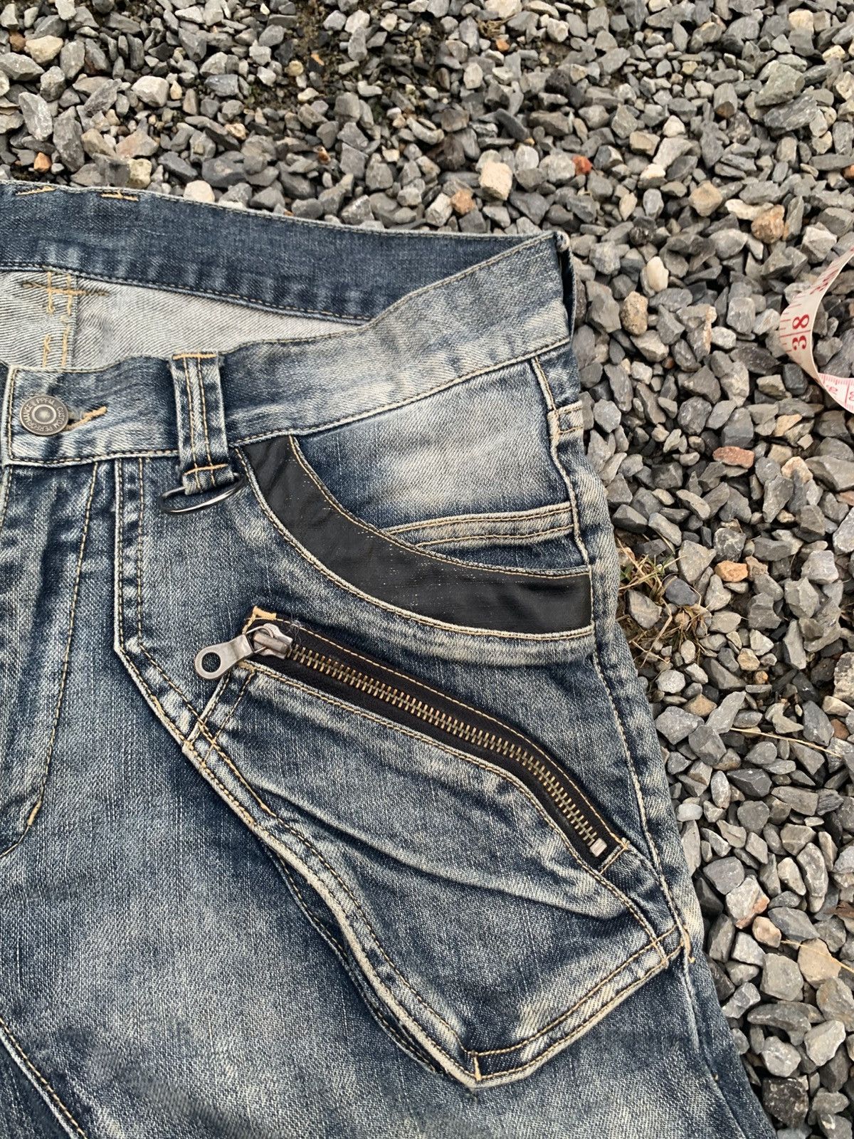 PPFM PPFM BANANA CURVE CUT BANANA JAPANESE PUNK RUSTY DENIM Size US 32 / EU 48 - 10 Thumbnail