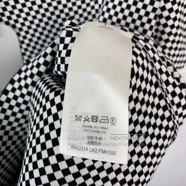 Louis Vuitton Louis Vuitton Knitted checkerboard short sleeve Size S / US 4 / IT 40 - 5 Thumbnail