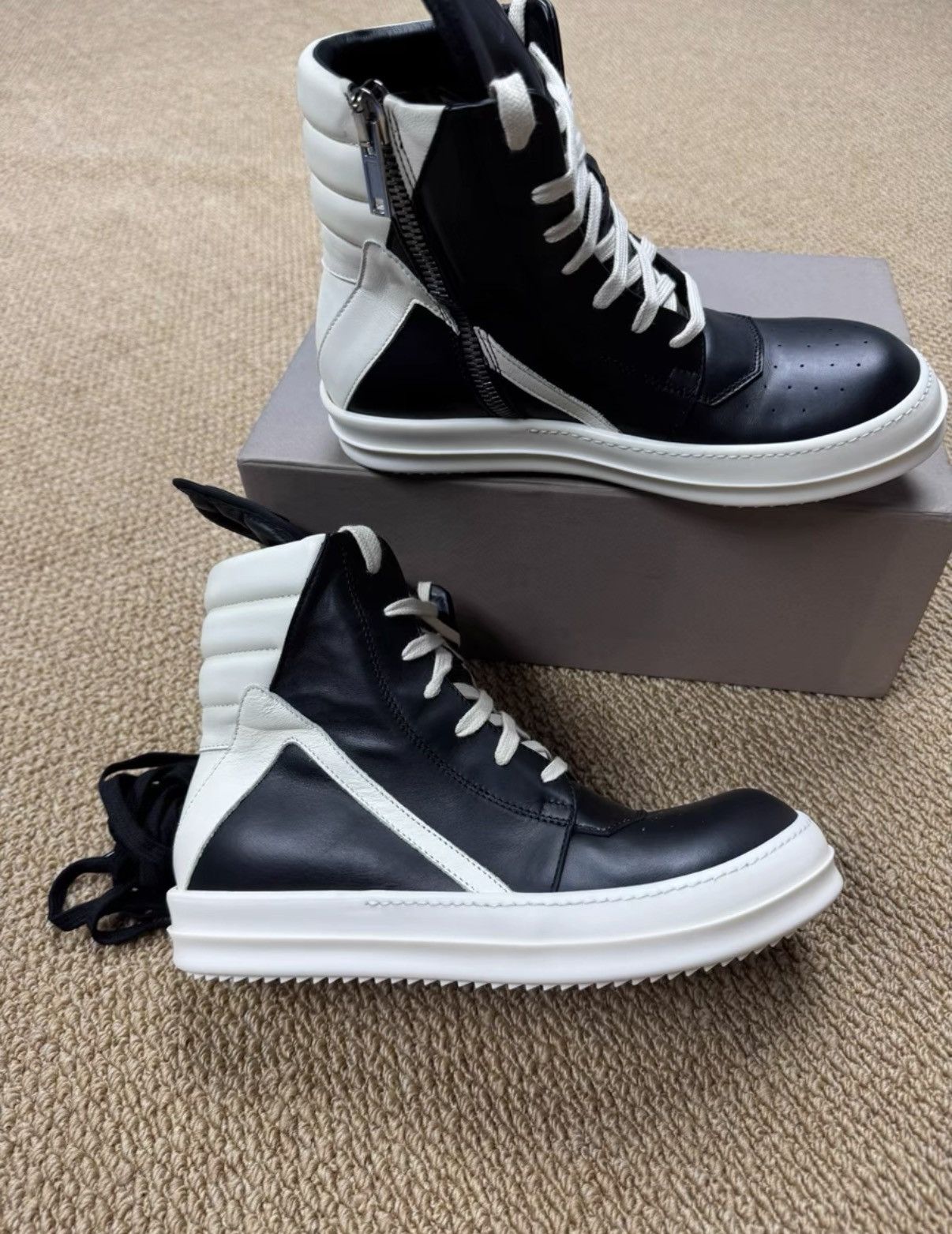 Rick Owens Rick Owens Main Line Geobasket K37 Size US 7.5 / EU 40-41 - 5 Thumbnail