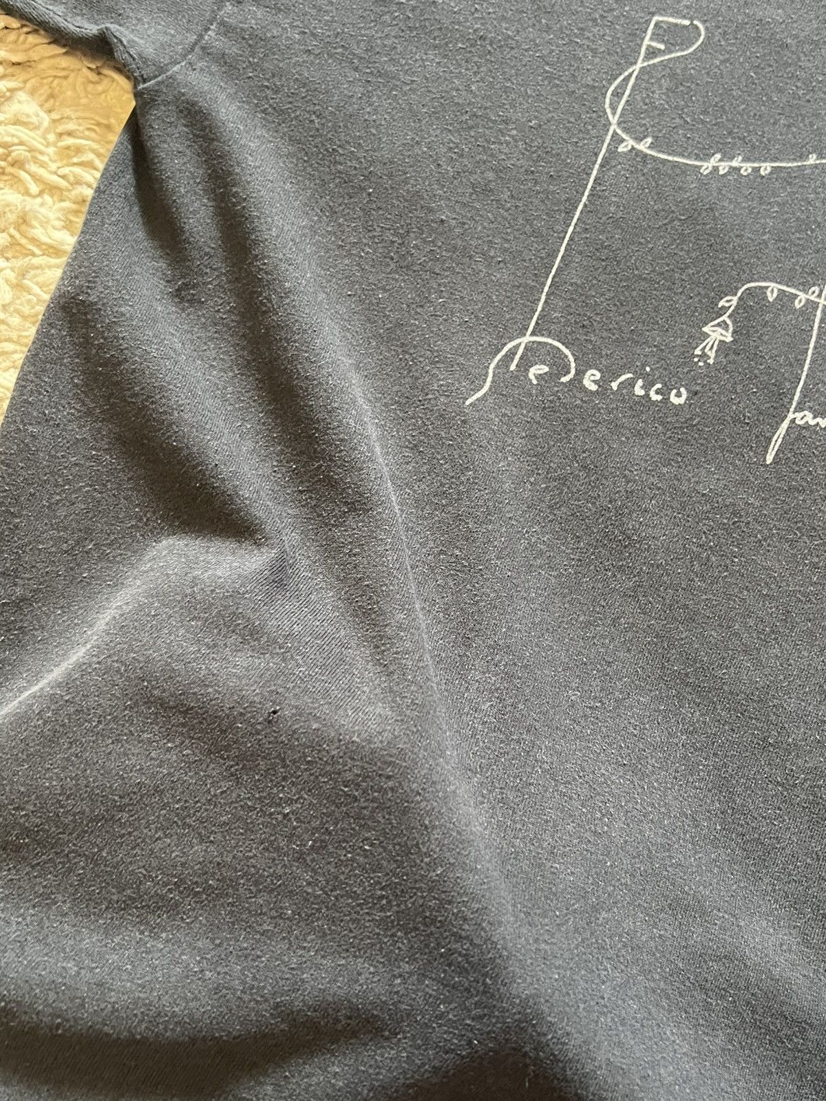 Vintage Vintage Federico Garcia Lorca black Art Tee very rare tee Size US L / EU 52-54 / 3 - 4 Thumbnail