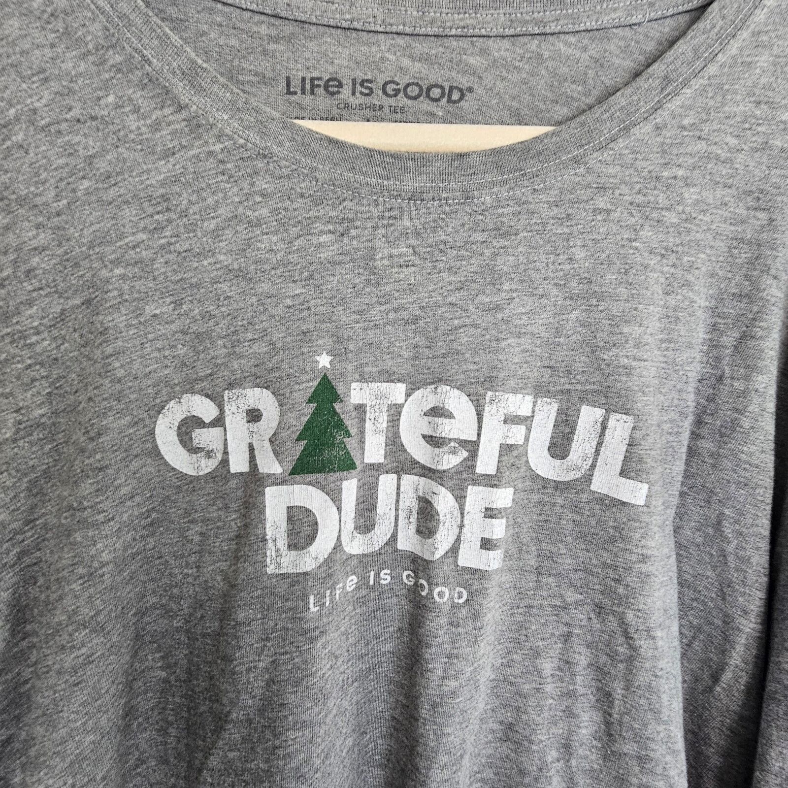 Life is Good Life Is Good Mens Crusher Tee LS Holiday Grateful Dude Size US L / EU 52-54 / 3 - 2 Thumbnail