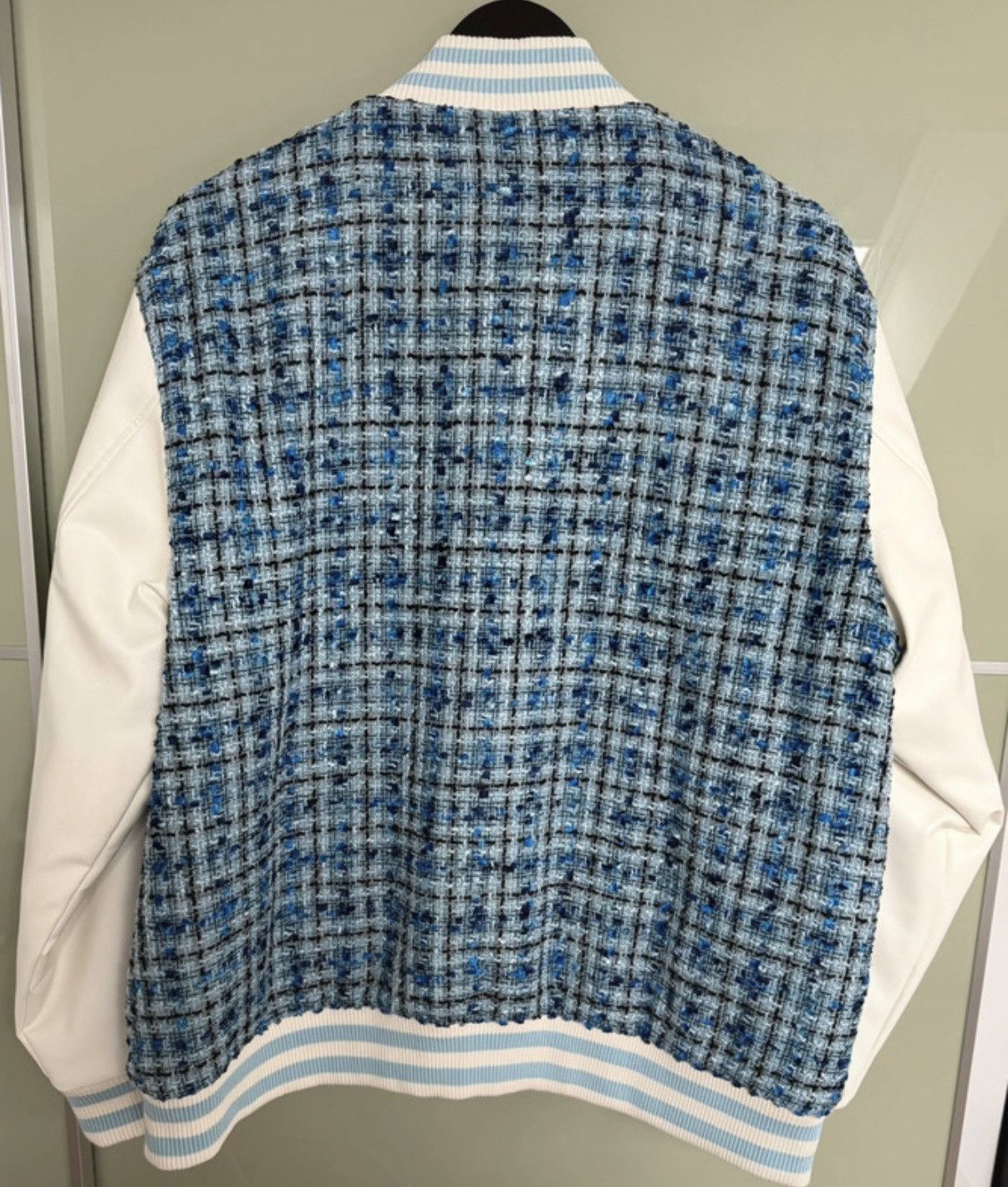 YITAI Marine Tweed Varsity Jacket Size US L / EU 52-54 / 3 - 8 Thumbnail