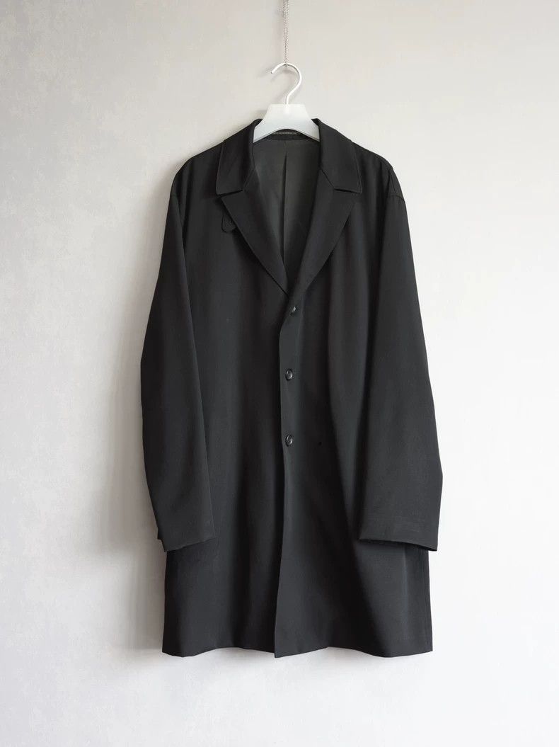 Other Yohji Yamamoto 23AW 3B Wool Long jacket Size US L / EU 52-54 / 3 - 1 Thumbnail