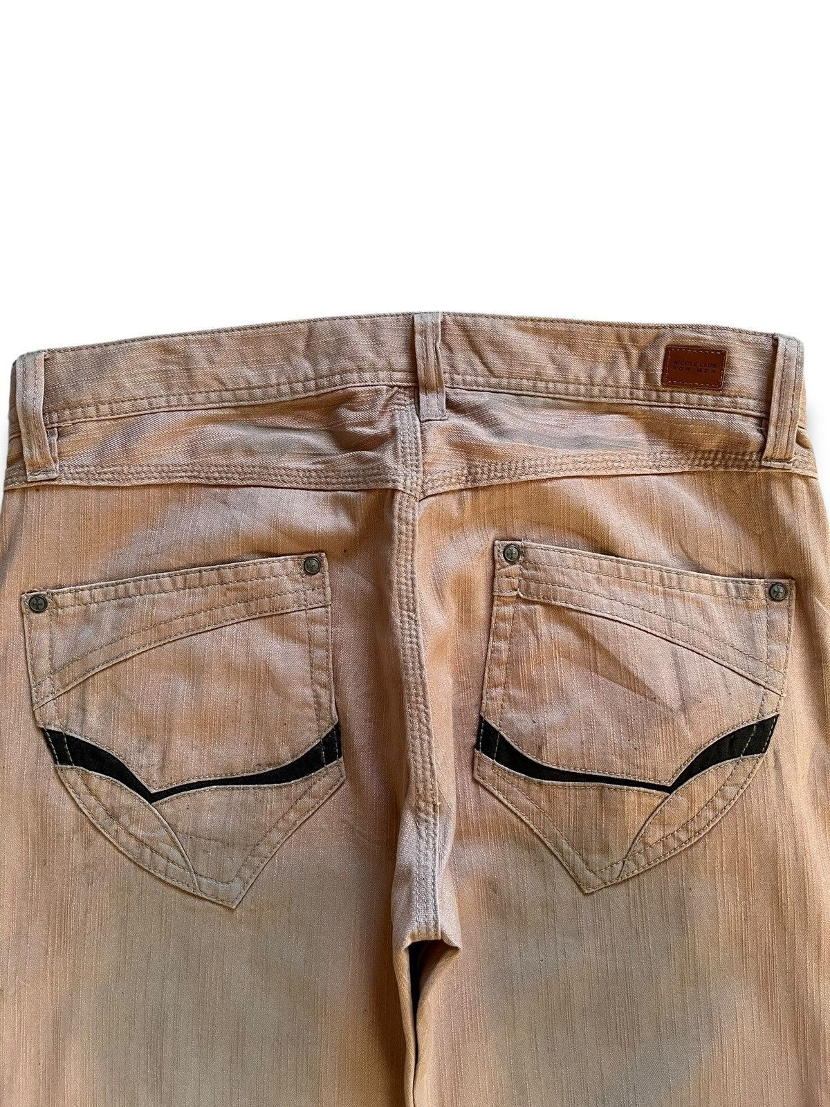 Japanese Brand Vintage Japanese Nicole Mud Wash Honeycomb Bootcut Jeans Size US 33 - 6 Thumbnail