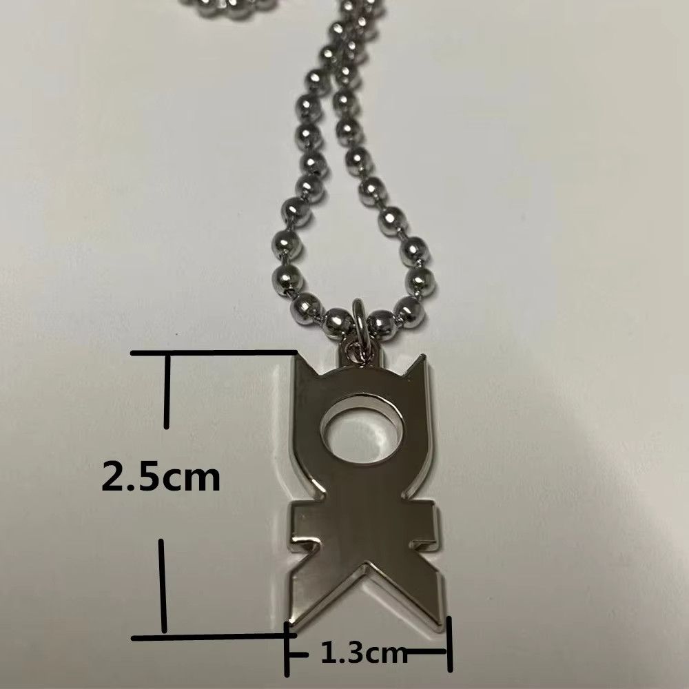 Jewelry Curved OK Letter Pendant Necklace Size ONE SIZE - 4 Thumbnail