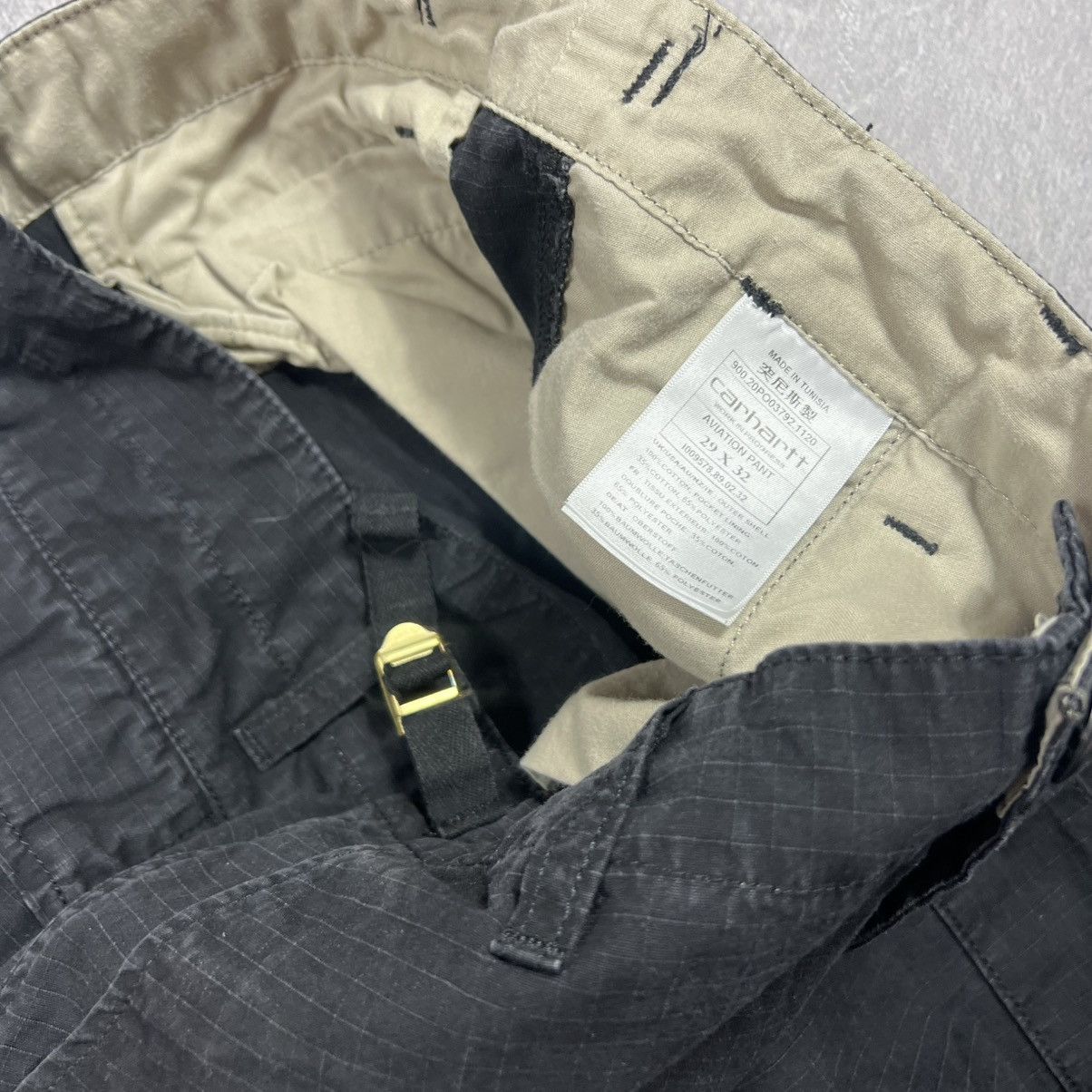 Carhartt Vintage Carhartt Cargo Green Pants Faded Thrashed HYPE Size US 28 / EU 44 - 9 Thumbnail