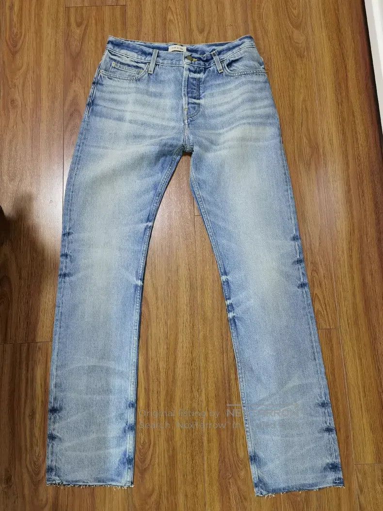 Fear of God Fear of God Blue straight jeans Size US 32 / EU 48 - 1 Thumbnail
