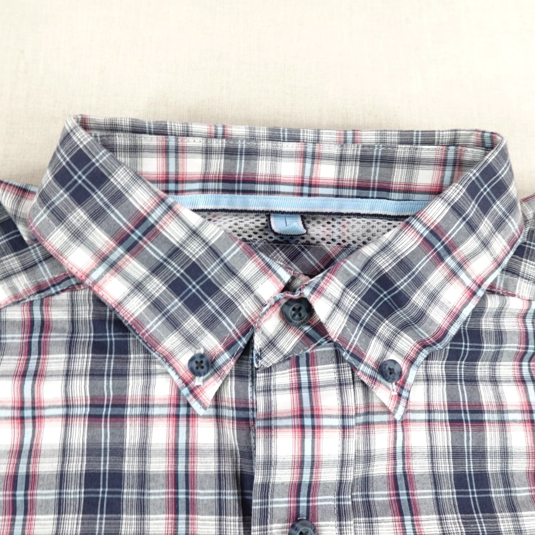 Ariat Ariat Shirt Mens Medium Gray Red Plaid Pro Series Button Up Western Rodeo Ranch Size US M / EU 48-50 / 2 - 2 Thumbnail