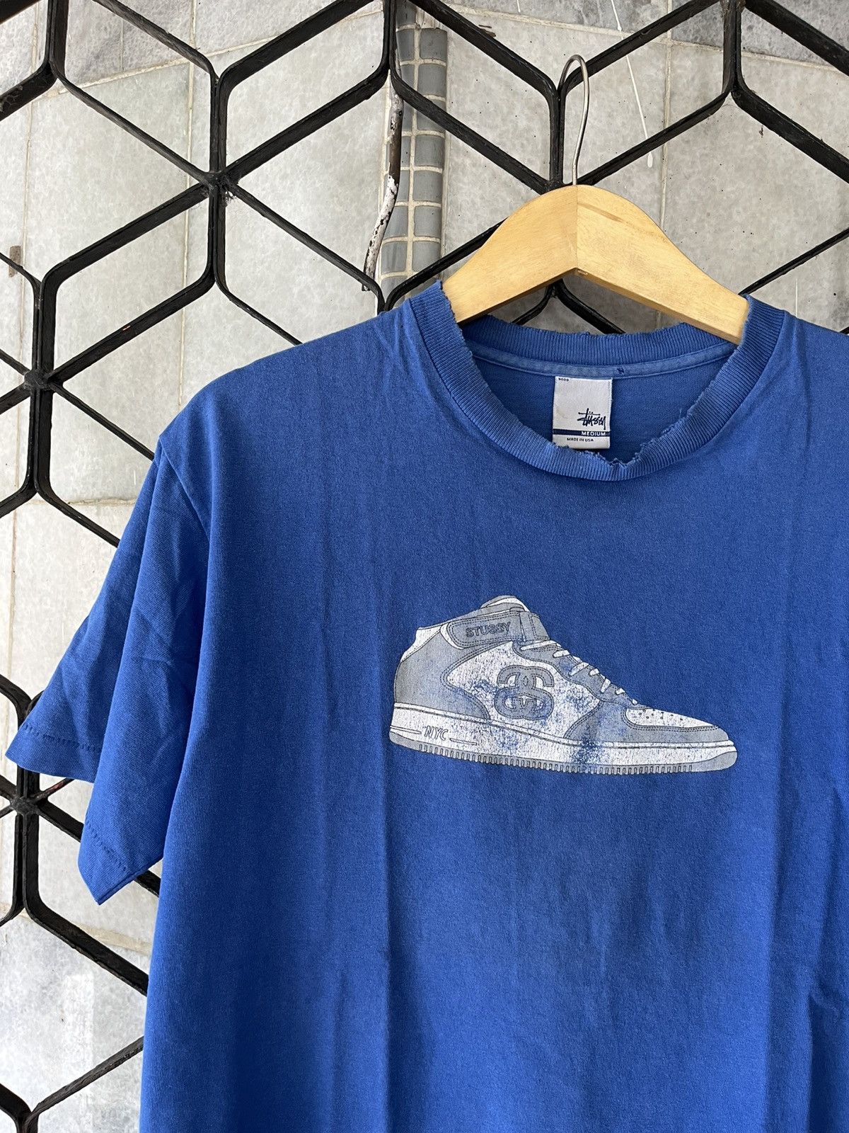 Streetwear × Stussy Stussy Sneakers Air Force Vintage Shirt