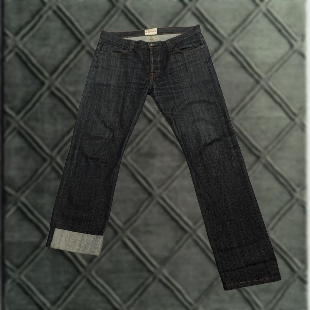 Vintage GLORY UTILITY Jeans 34 (34X31) Blue Denim USA Straight Men’s Jeans Blue Denim Size US 34 / EU 50 - 1 Thumbnail