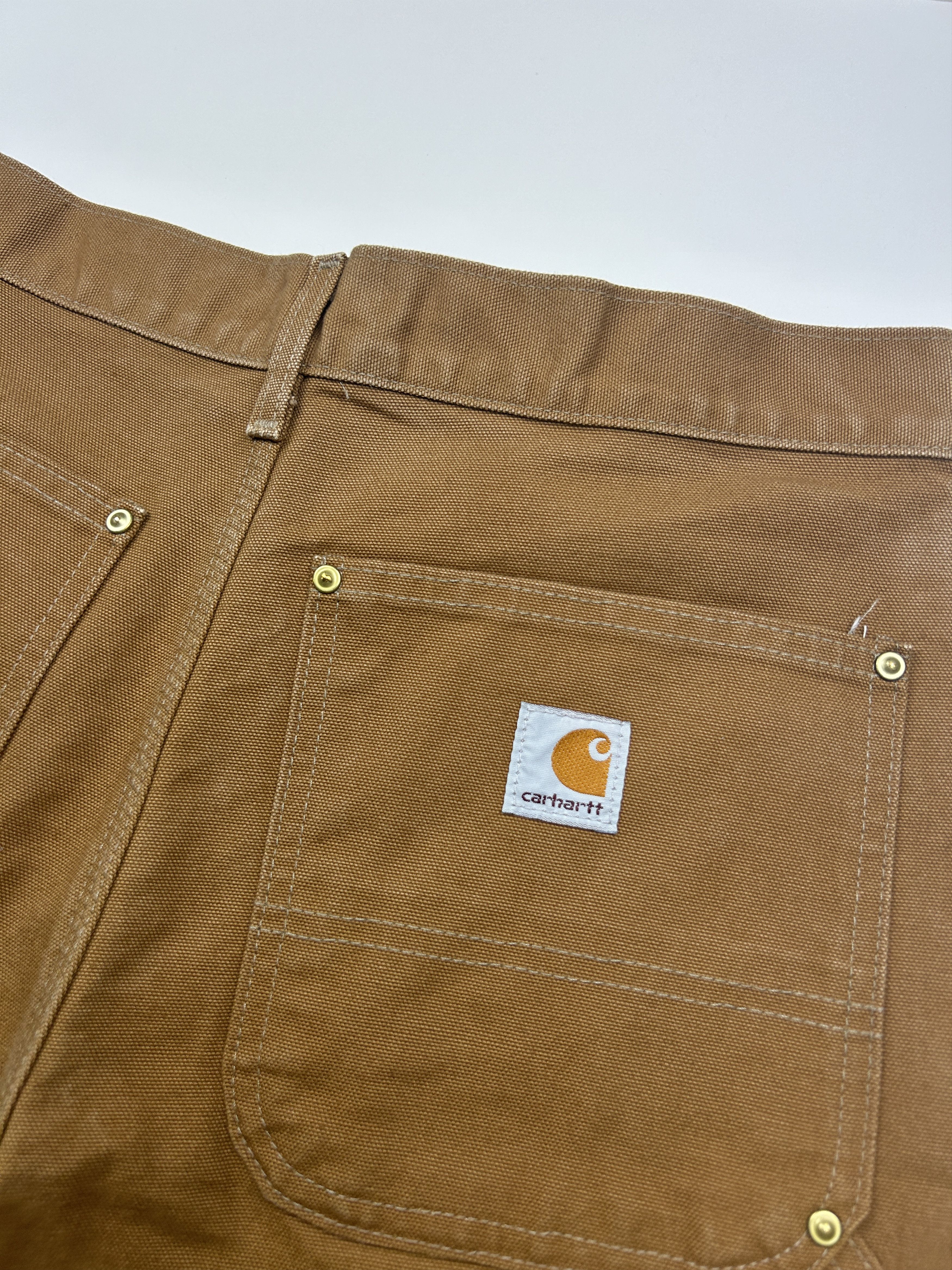 Carhartt Vintage Carhartt Canvas Double Knees Dungaree Pants 31W Size US 31 - 6 Thumbnail