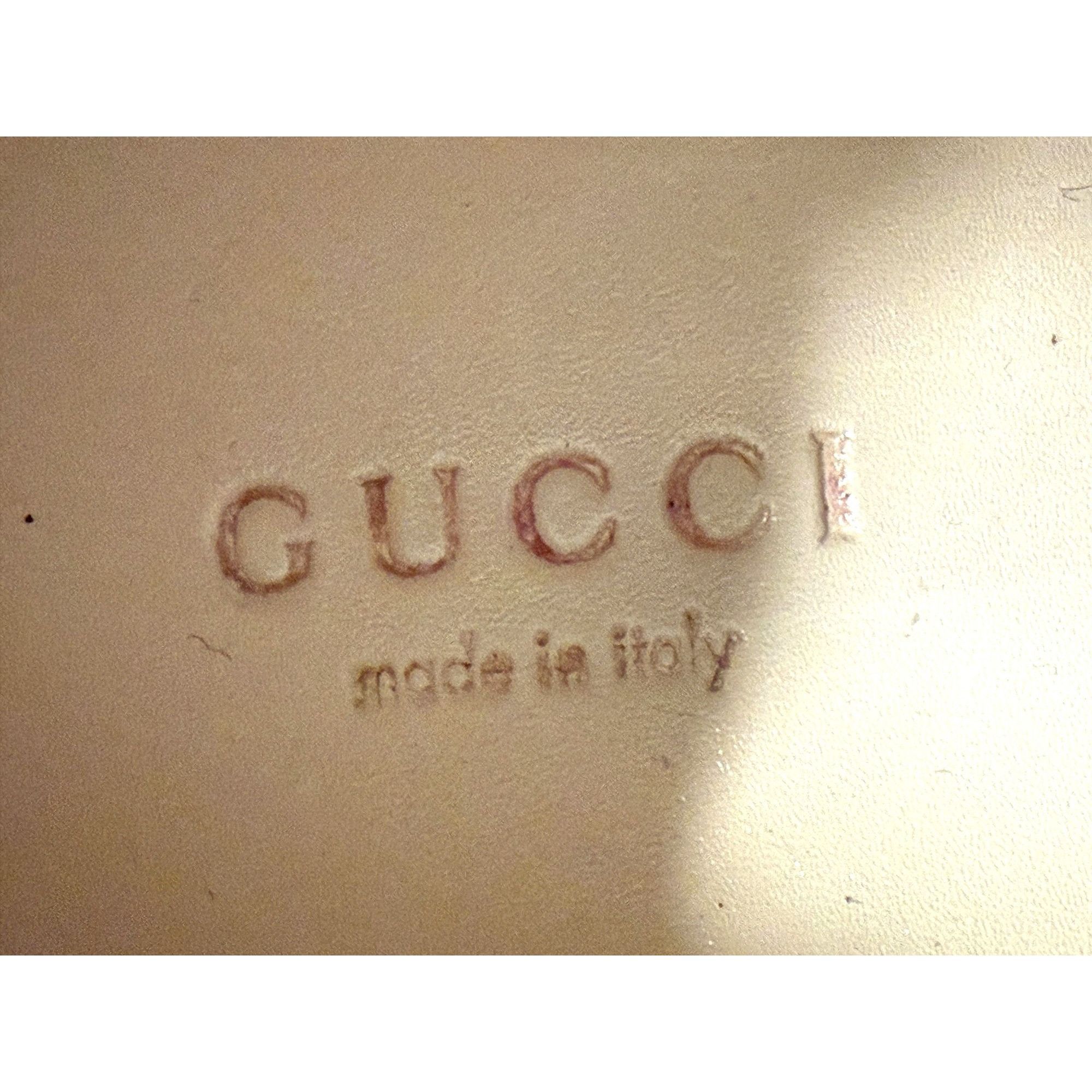 Gucci Gucci Womens GG Supreme Canvas Ace Sneakers Size 37.5 Red & Size US 7.5 / IT 37.5 - 3 Thumbnail