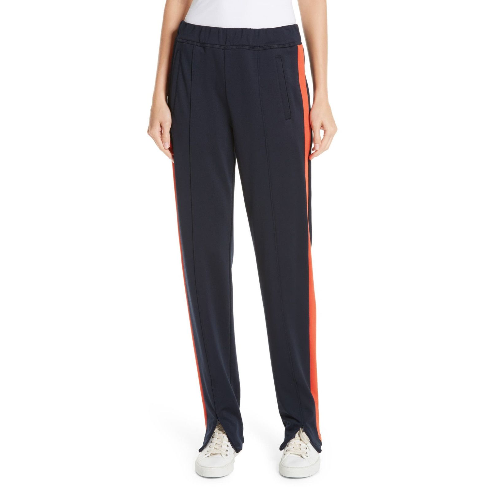 A.L.C. A.L.C. Cameron Track Pants in Navy and Orange Zippered Size 36" / US 14 / IT 50 - 1 Thumbnail