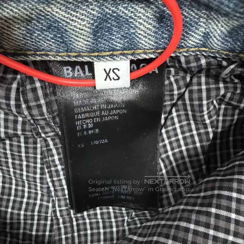 Balenciaga Balenciaga size XS Big Destroyed Plaid Lined Denim Pants Size US 27 - 7 Thumbnail