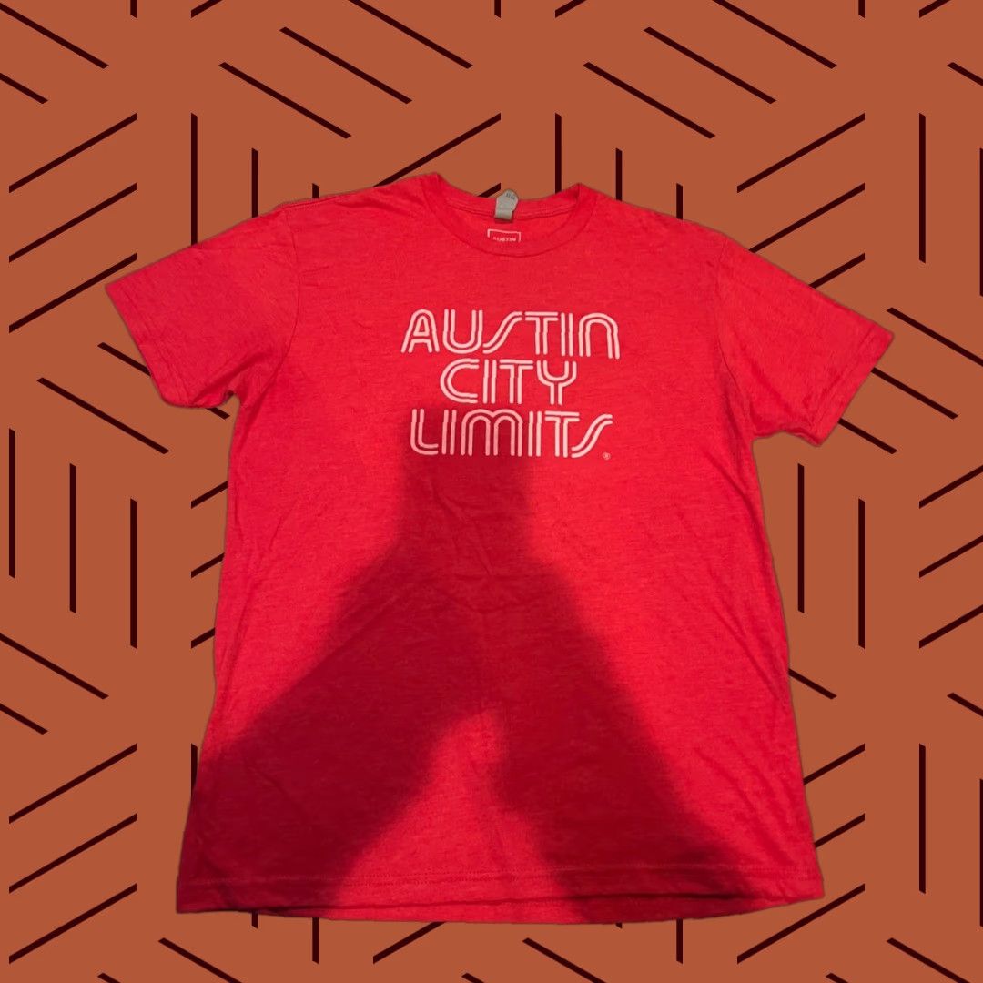 Next Level ACL Austin City Limits Double White Lines Logo Shirt Medium Pink Next Level Men Short Sleeve Crew Neck Graphic Print T-Shirt Size US M / EU 48-50 / 2 - 1 Thumbnail