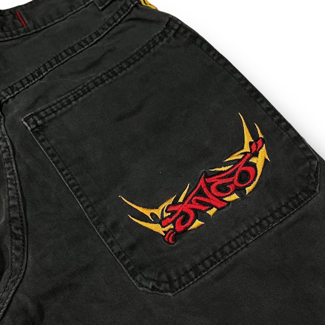 JNCO JNCO Men's Black Shorts Size US 26 / EU 42 - 3 Thumbnail
