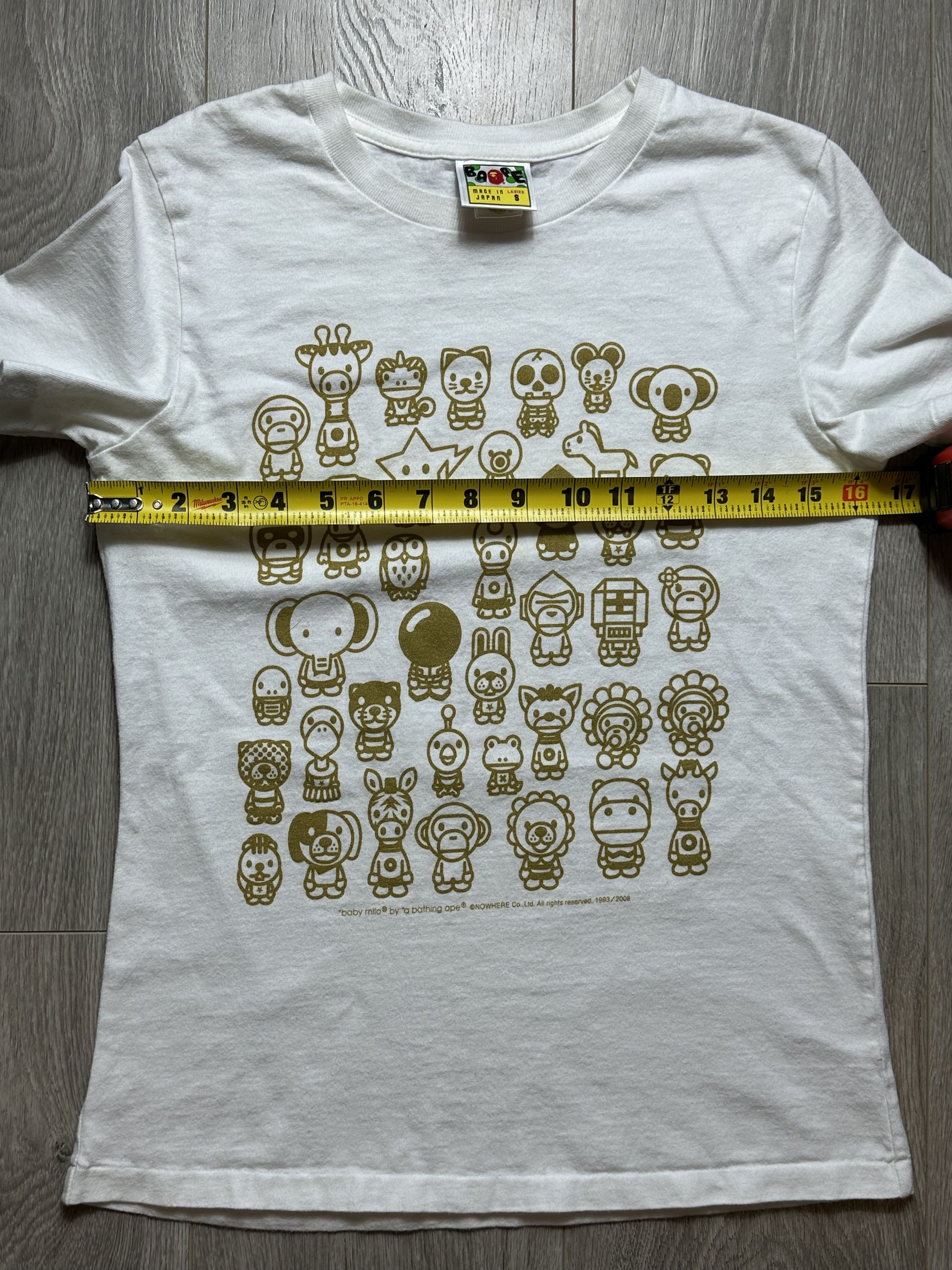 Bape × Vintage Bathing Ape Baby Milo A to Z Shirt Size Medium Preowned Size S / US 4 / IT 40 - 9 Thumbnail
