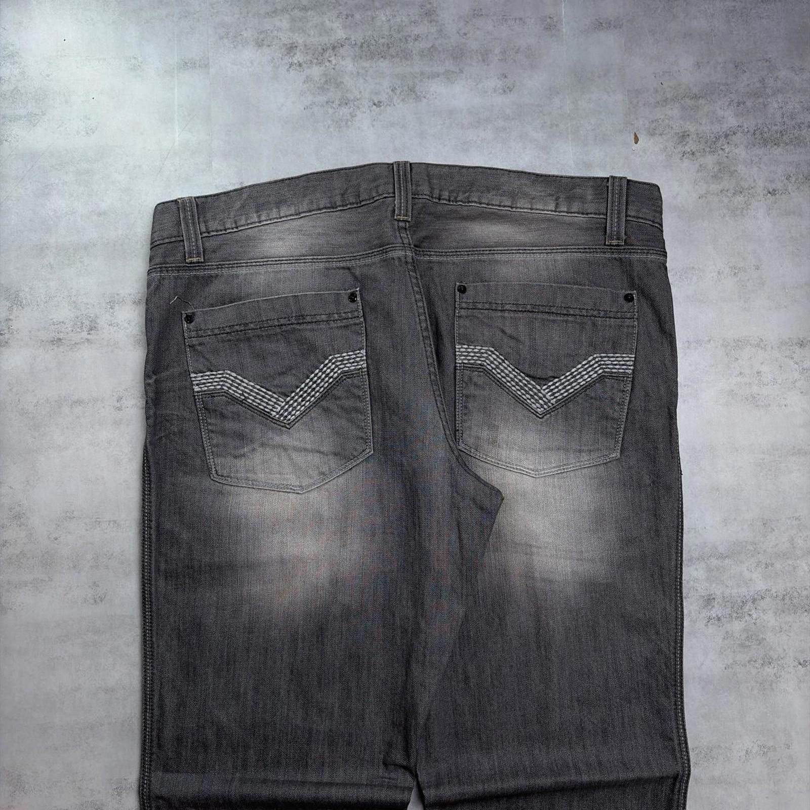 Other Y2K Grey American Rag Grunge Faded Baggy Denim Jeans Size US 38 / EU 54 - 3 Thumbnail