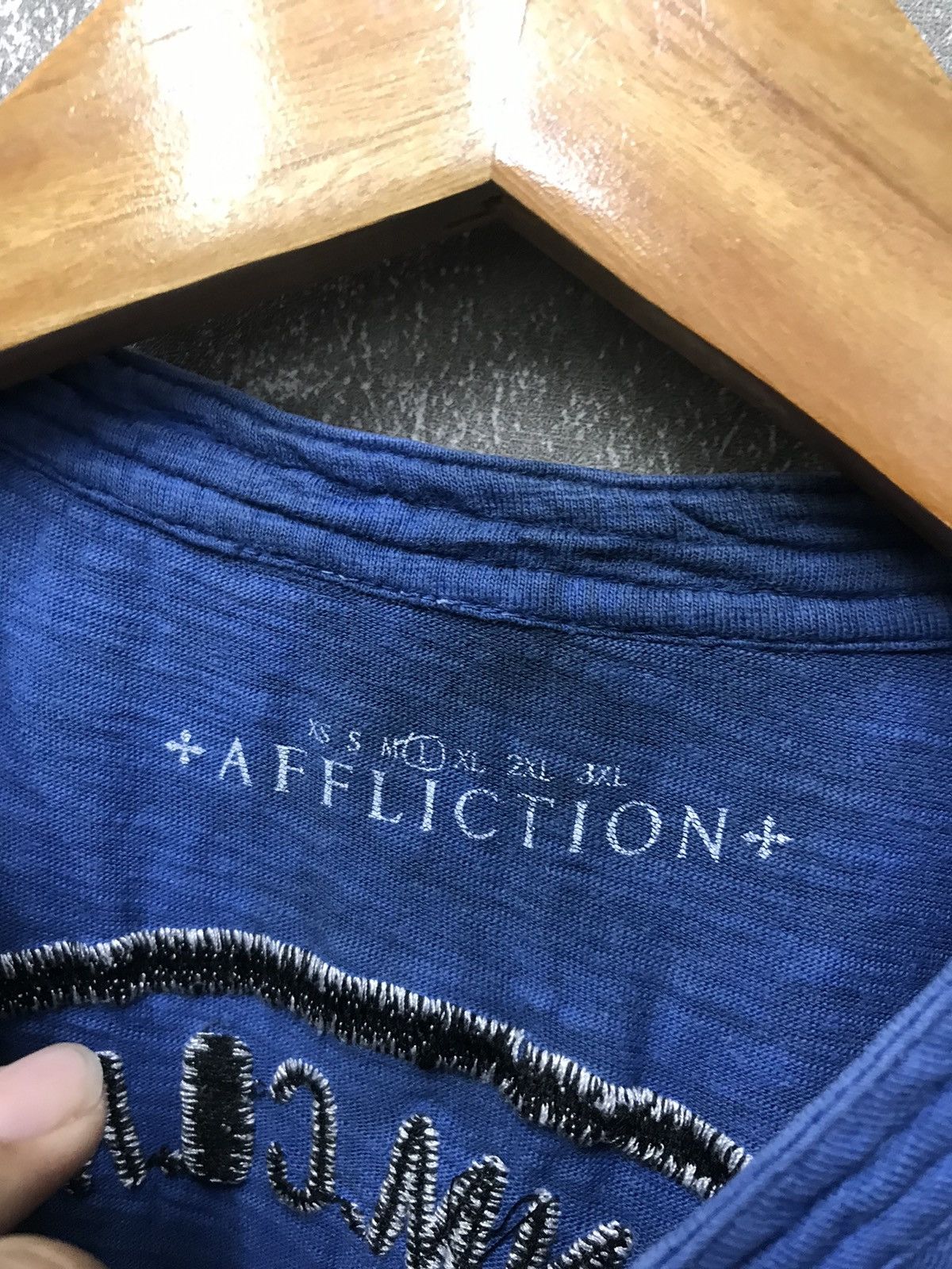 Affliction × Ed Hardy × Southpole Affliction Skull Y2K Graphic Tee Size US L / EU 52-54 / 3 - 4 Thumbnail