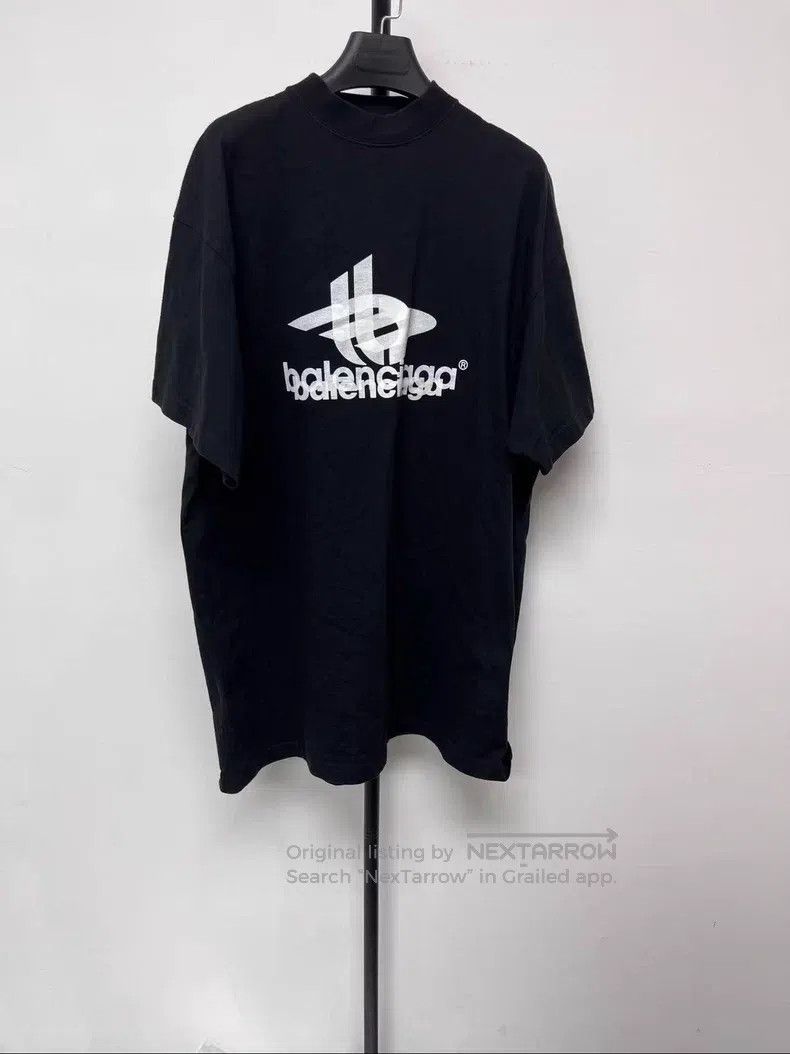 Balenciaga Balenciaga Letter Print Round Neck Short Sleeve T-Shirt Size US S / EU 44-46 / 1 - 1 Thumbnail