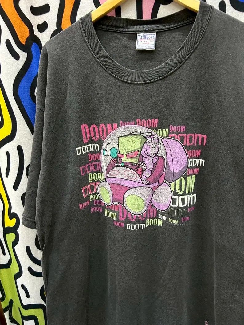 Vintage 2001 Invader Zim Cartoon tshirt size 2XL