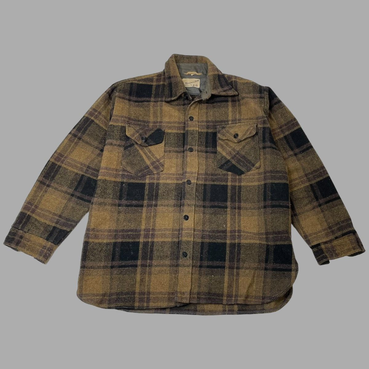 Vintage Vintage 1960s wool flannel shirt Size US L / EU 52-54 / 3 - 2 Thumbnail