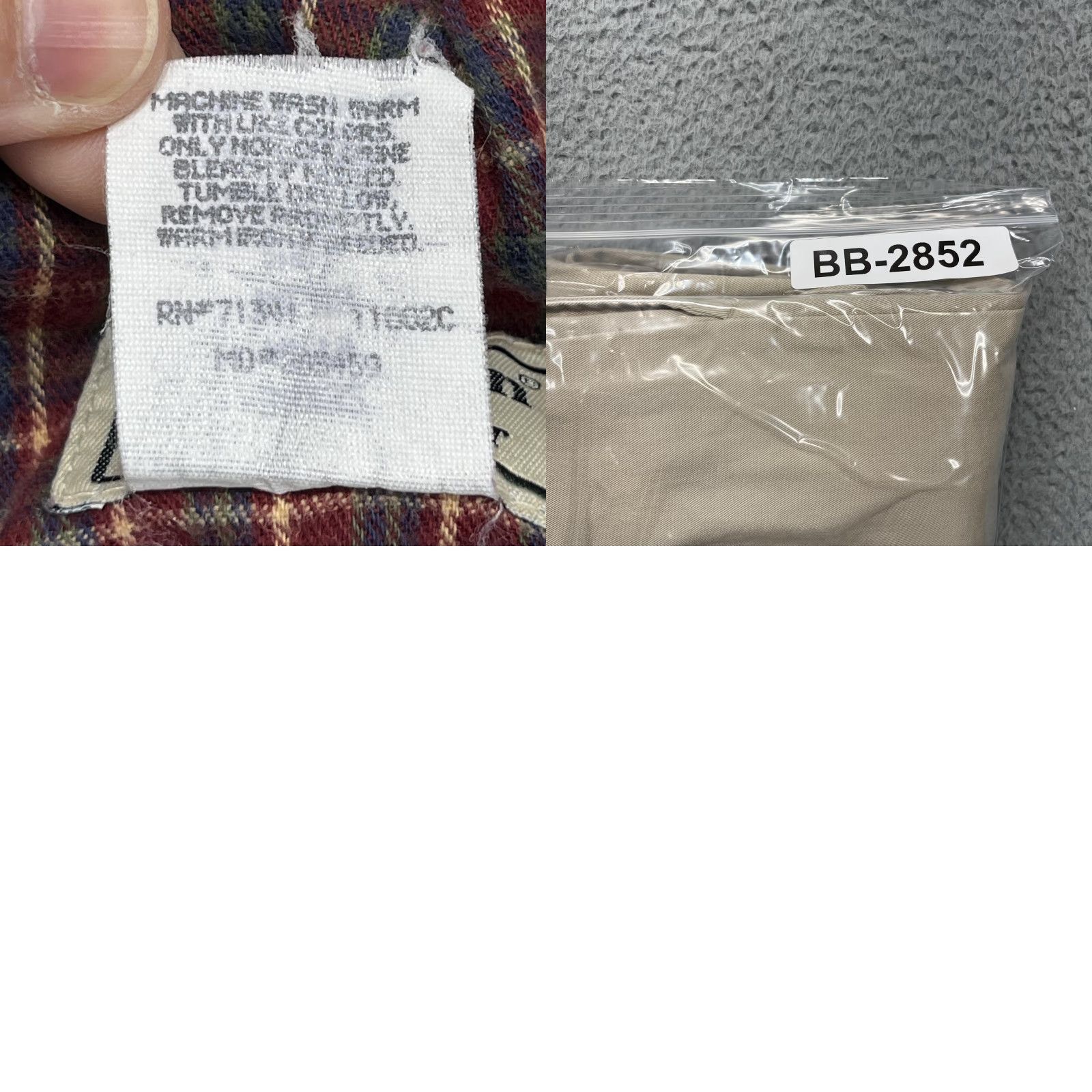 Vintage VINTAGE L.L. Bean Pants Mens 38x30 Khaki Flannel Lined Chino Pleated Beige Classic Sl... Size US 38 / EU 54 - 11 Thumbnail