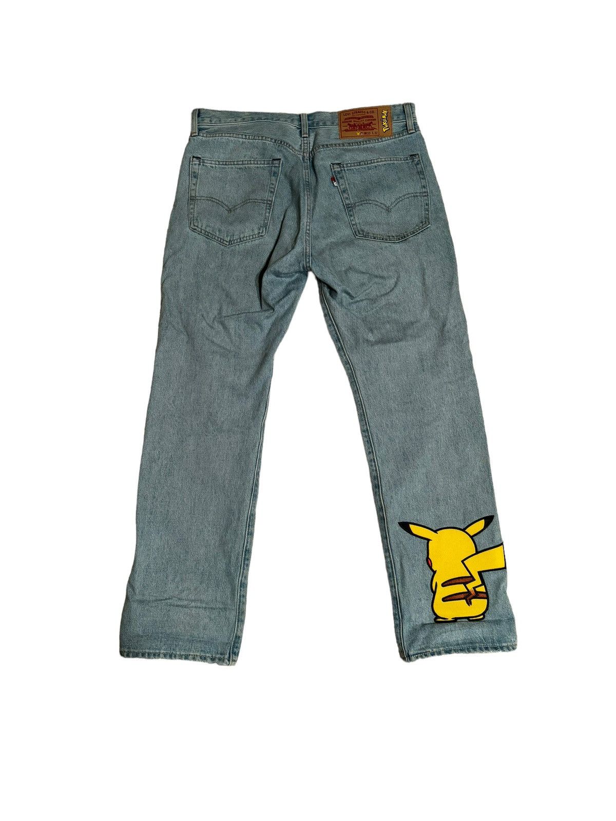 Levi's Pikachu Jeans Levi's x Pokemon 25th | Depop