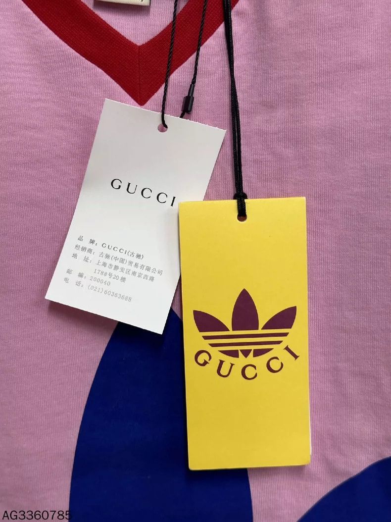 Gucci Gucci Adidas Pink Short Sleeve TShirt-2506 Size XS / US 0-2 / IT 36-38 - 5 Thumbnail
