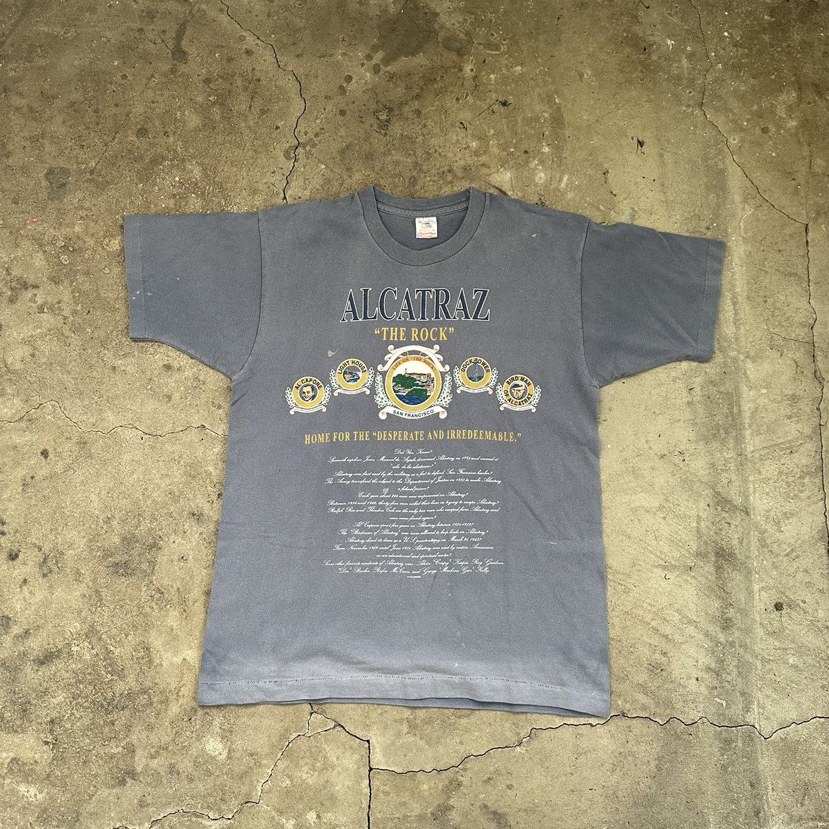 Vintage Vtg 90s ALCATRAZ The Rock Movie Tee Shirt Size US L / EU 52-54 / 3 - 1 Thumbnail