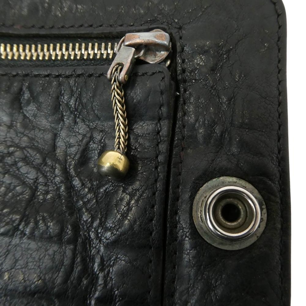 Chrome Hearts OFFER OK 🔥 CHROME HEARTS 1 SNAP CROSS BALL LEATHER WALLET Size ONE SIZE - 8 Thumbnail