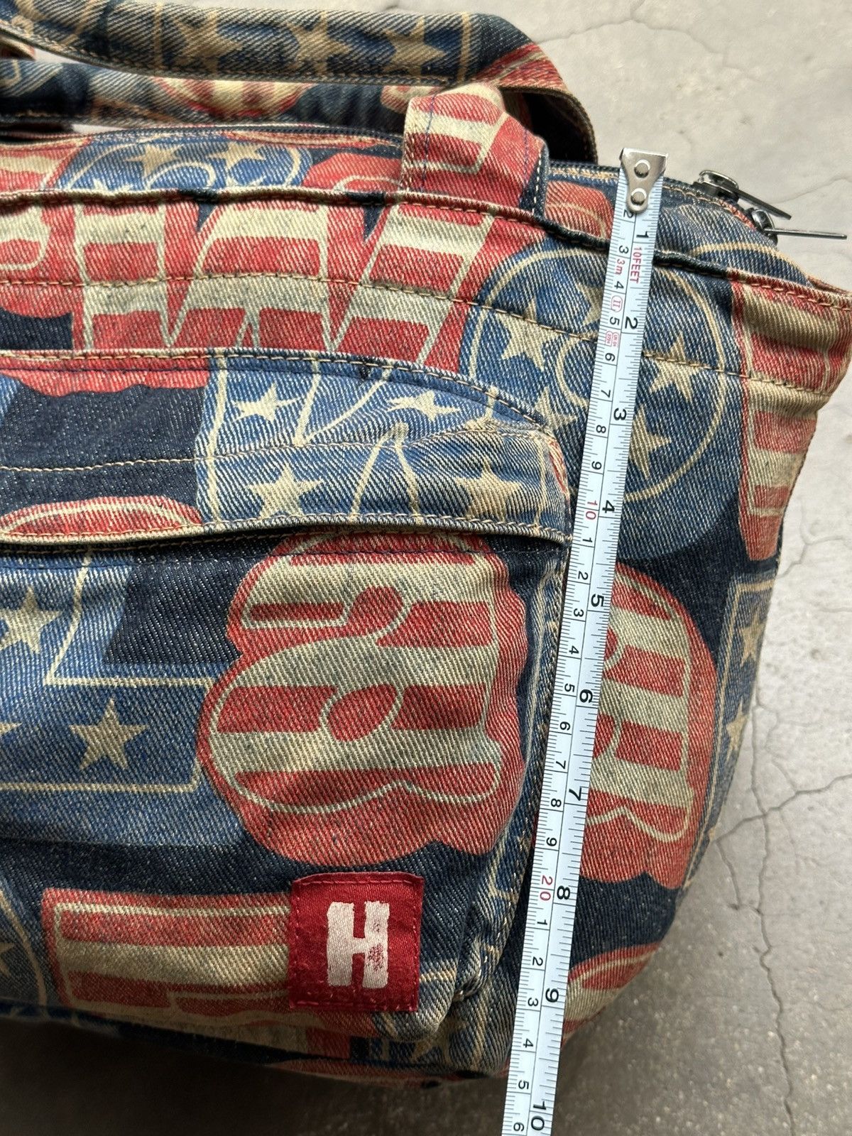 Hysteric Glamour 1990 - Hysteric Glamour Star America Denim Bag Size ONE SIZE - 14 Thumbnail